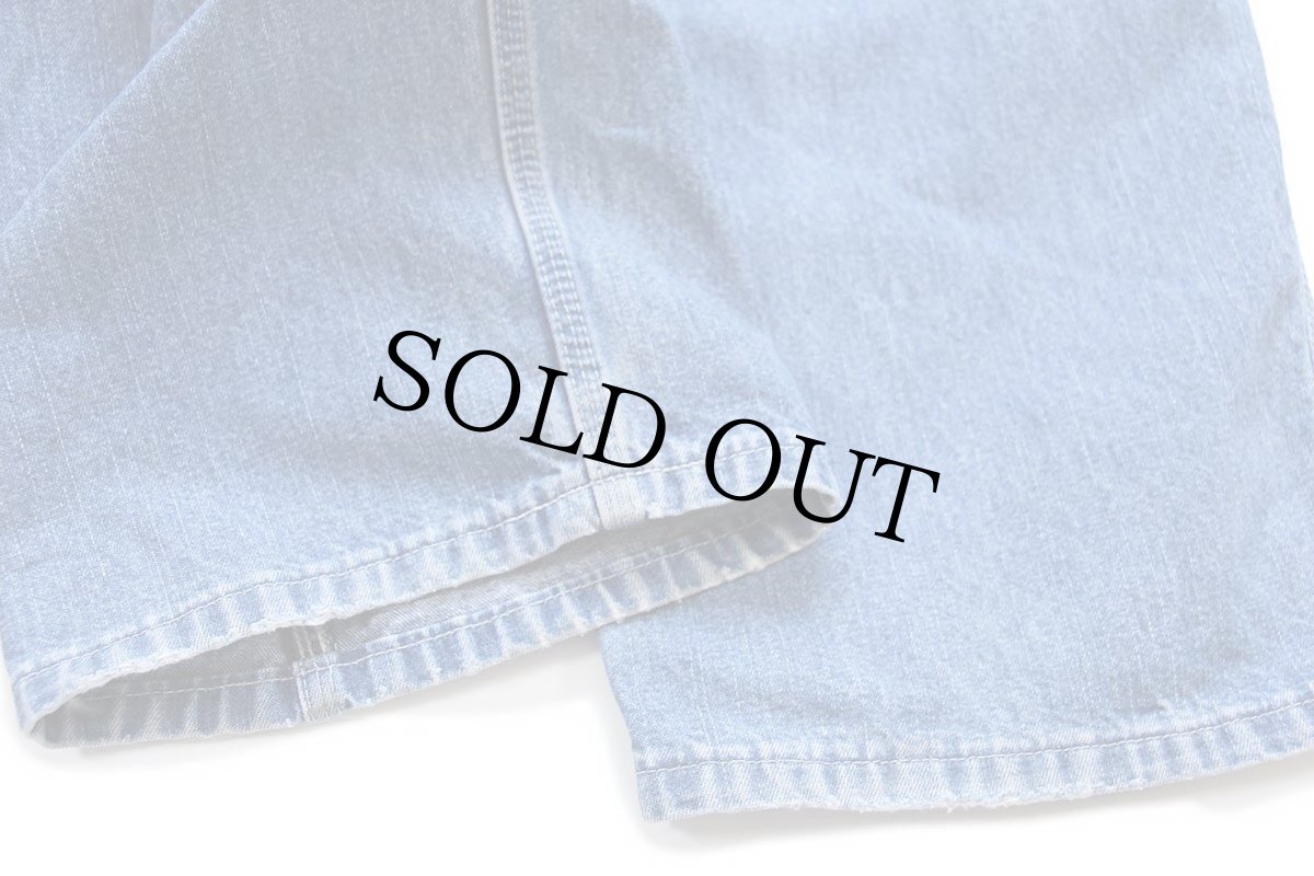 画像8: 00s メキシコ製 KEY デニム ペインターパンツ W50 L30★超特大 (8)