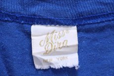 画像4: 90s Miss Dira OLE MISS REBELS Tシャツ 青 超特大★ワンピース (4)