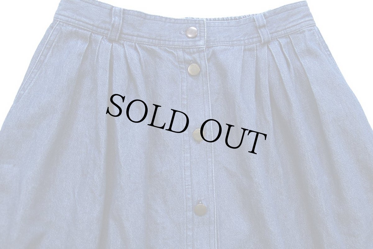 画像3: 90s USA製 NAPA VALLEY Blues ロング デニムスカート 12 (3)