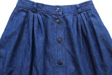 画像3: 90s USA製 NAPA VALLEY Blues ロング デニムスカート 12 (3)