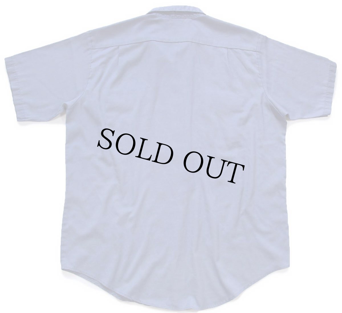 画像2: 70s Leeリー 半袖 ワークシャツ ブルーグレー 16 (2)