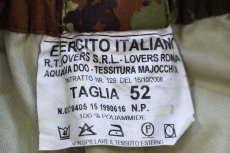 画像5: 00s イタリア軍 ESERCITO ITALIANO VEGETATO カモ ナイロン オーバーパンツ 52★GORE-TEXゴアテックス (5)