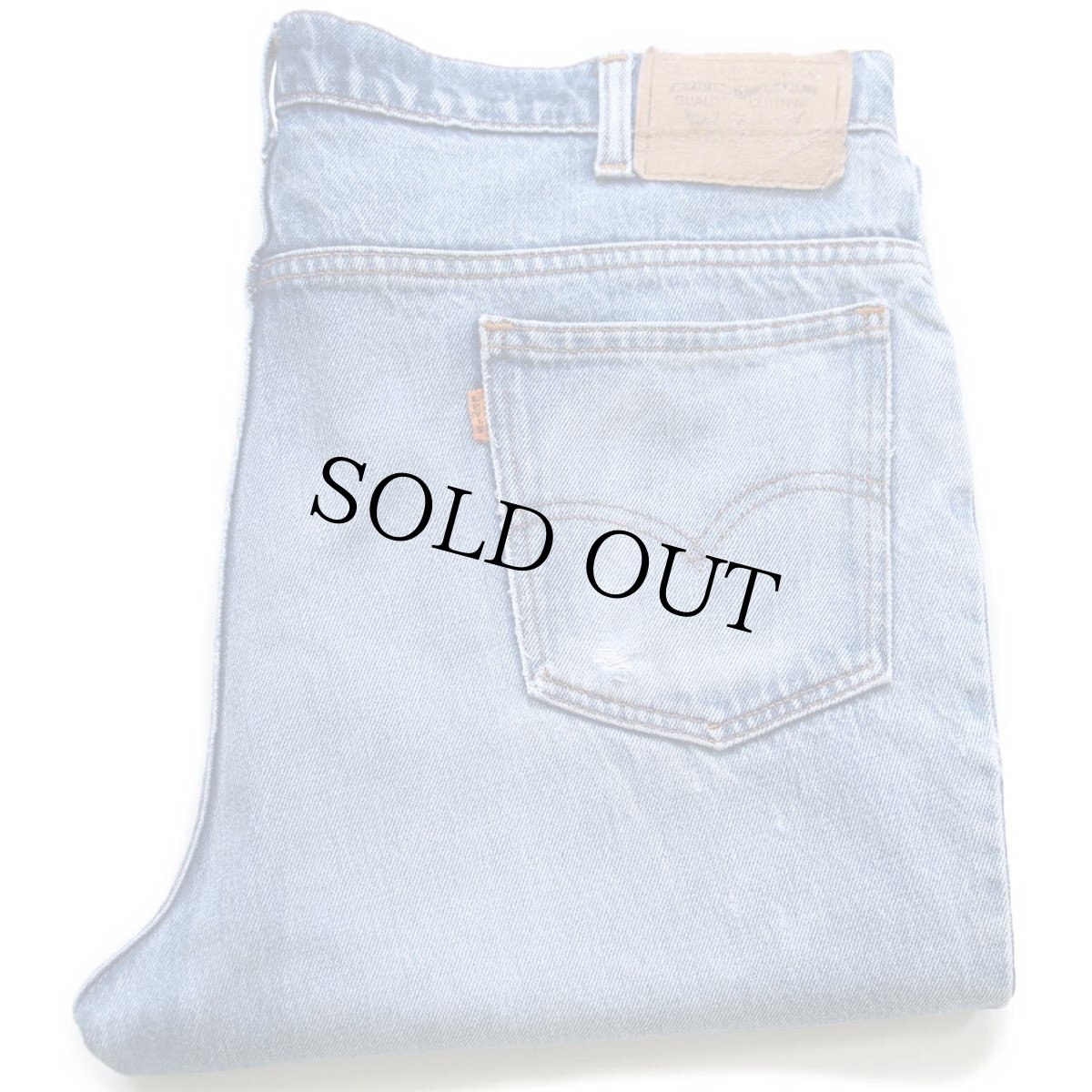 画像1: 90s ベルギー製 Levi'sリーバイス 630 ダメージ デニムパンツ W40★ユーロ (1)