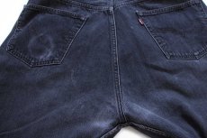 画像5: 00s メキシコ製 Levi'sリーバイス 501 ブラック デニムパンツ w40 L30 (5)