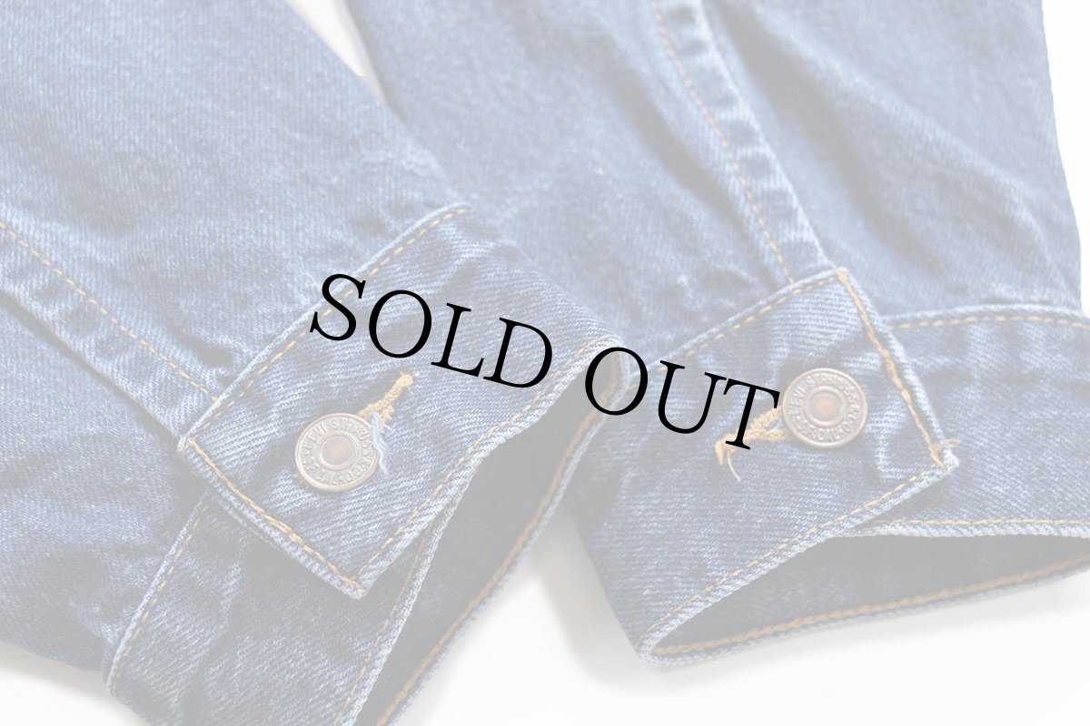 画像9: 90s Levi'sリーバイス POW MIA レベルフラッグ 州旗 パッチ付き デニムジャケット 4ポケット (9)