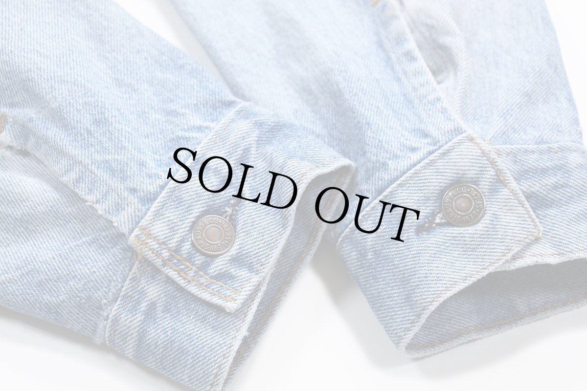 画像9: 80s USA製 Levi'sリーバイス 70505 デニムジャケット 42 (9)