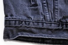 画像5: 90s Levi'sリーバイス 70503 ブラック デニムジャケット フェード 4ポケット XL★ユーロ (5)