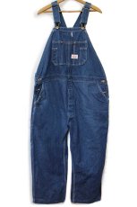 画像2: USA製 ROUND HOUSEラウンドハウス デニム オーバーオール w46★特大 (2)