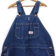 USA製/ROUND HOUSE 濃紺デニムオーバーオール古着/実寸W46L25 古着通販 W37☆古着 ラウンドハウス オーバーオール メンズ 90