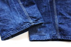 画像9: 90s USA製 Dickiesディッキーズ ペンキ飛び デニム オーバーオール w32 L32 (9)