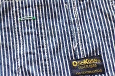画像7: 00s OSHKOSH B'GOSH ヒッコリー ストライプ オーバーオール w46★特大 (7)