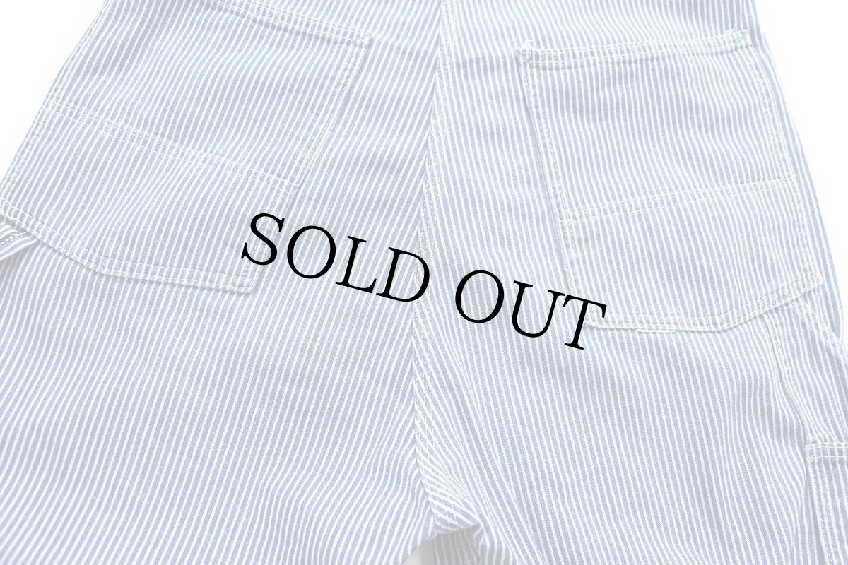 画像8: 80s USA製 BIG SMITHビッグスミス ヒッコリー ストライプ オーバーオール w35 (8)