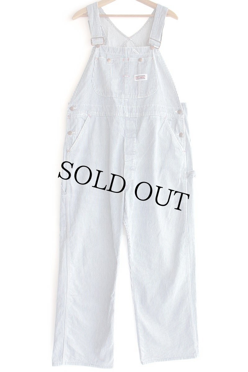 画像2: 80s JCPenney BIGMACビッグマック ヒッコリー ストライプ オーバーオール w42 (2)