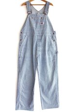 画像2: 80s JCPenney BIGMACビッグマック ヒッコリー ストライプ オーバーオール w42 (2)