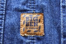 画像5: 80s USA製 BIG BEN by Wranglerラングラー デニム オーバーオール w38 (5)