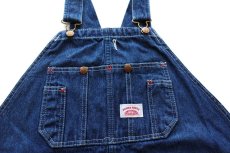 画像4: USA製 ROUND HOUSEラウンドハウス デニム オーバーオール w46★特大 (4)