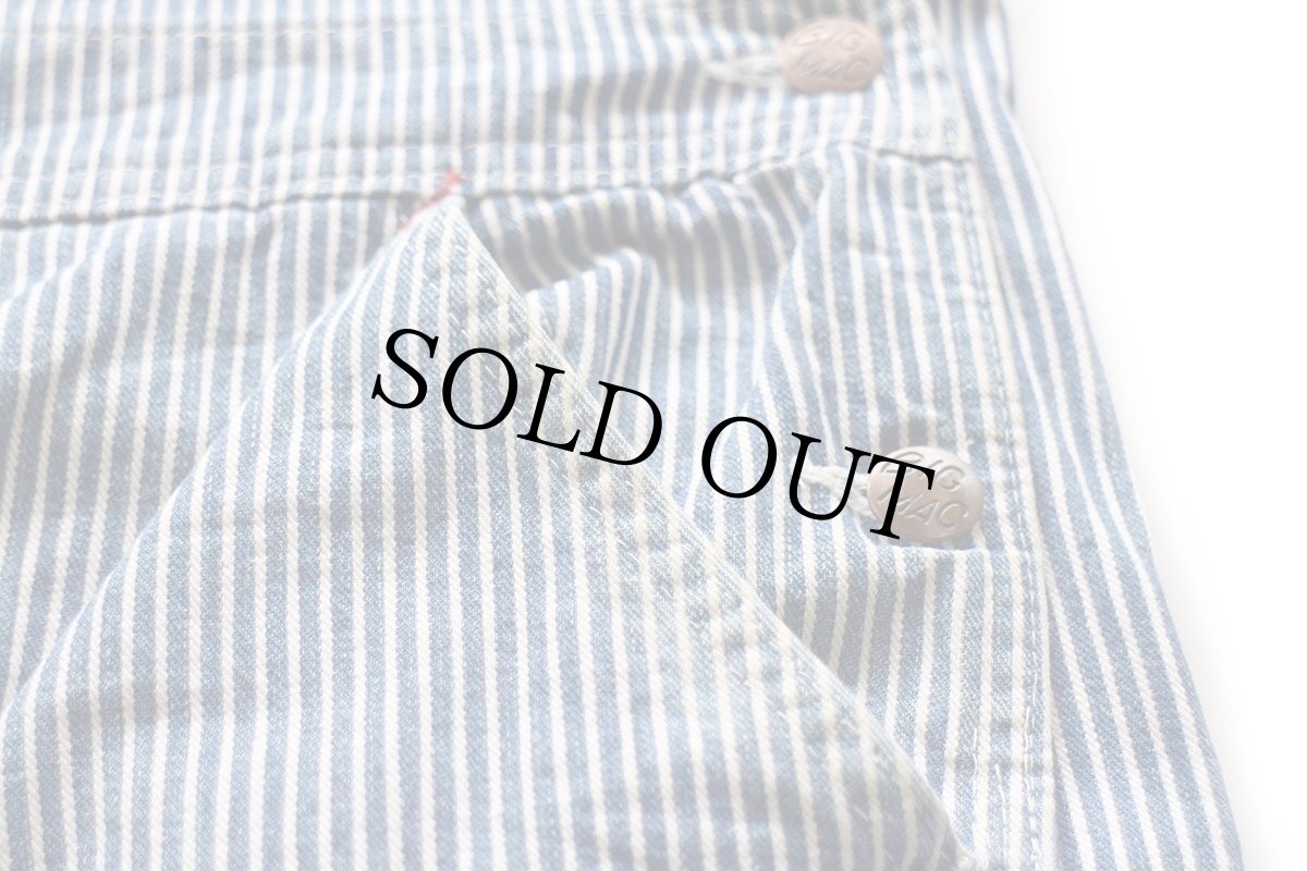 画像7: 80s JCPenney BIGMACビッグマック ヒッコリー ストライプ オーバーオール w42 (7)