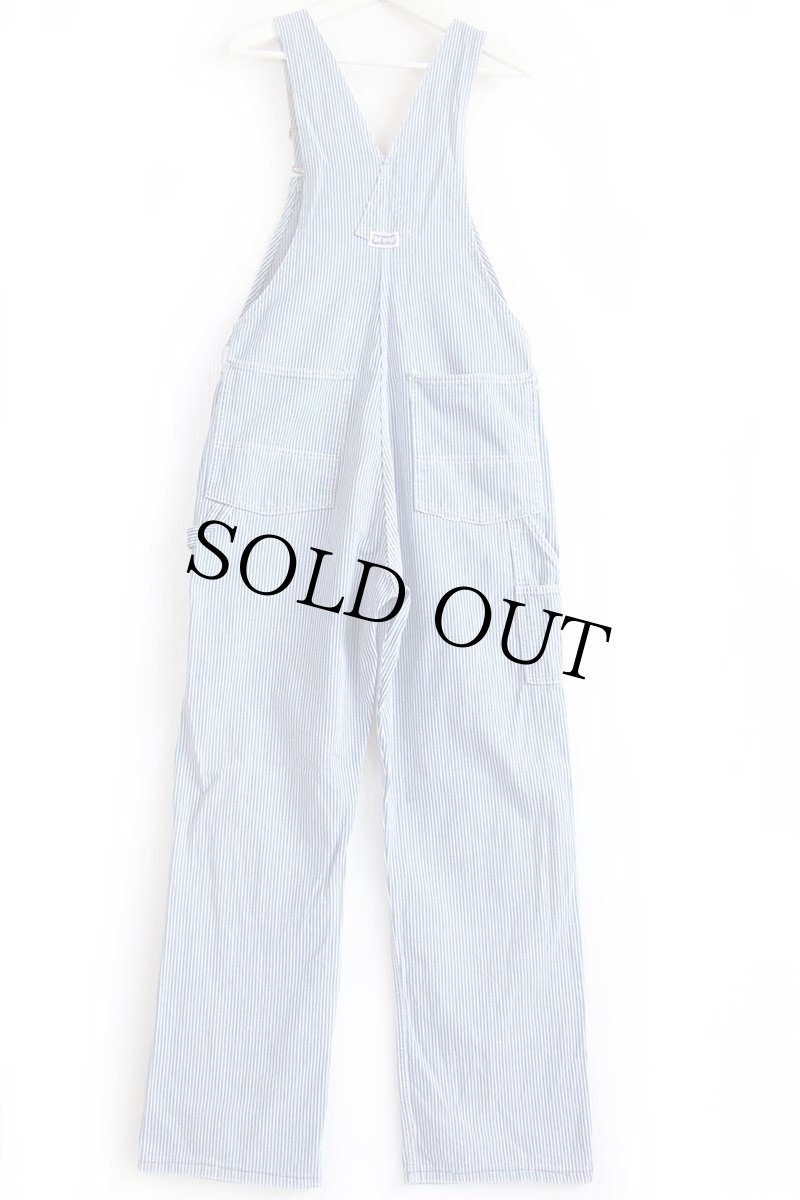 画像3: 80s USA製 BIG SMITHビッグスミス ヒッコリー ストライプ オーバーオール w35 (3)