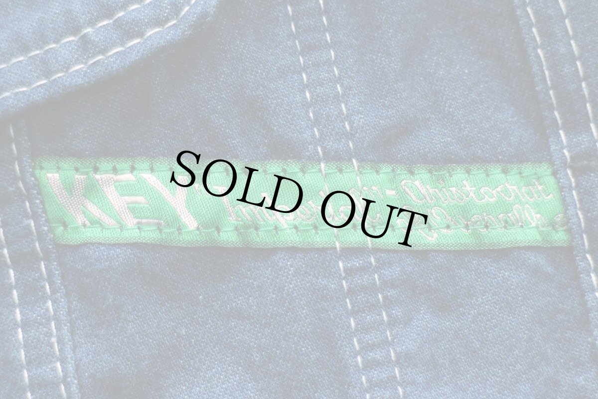 画像6: 00s メキシコ製 KEY Imperial デニム オーバーオール W52 L30★超特大 (6)