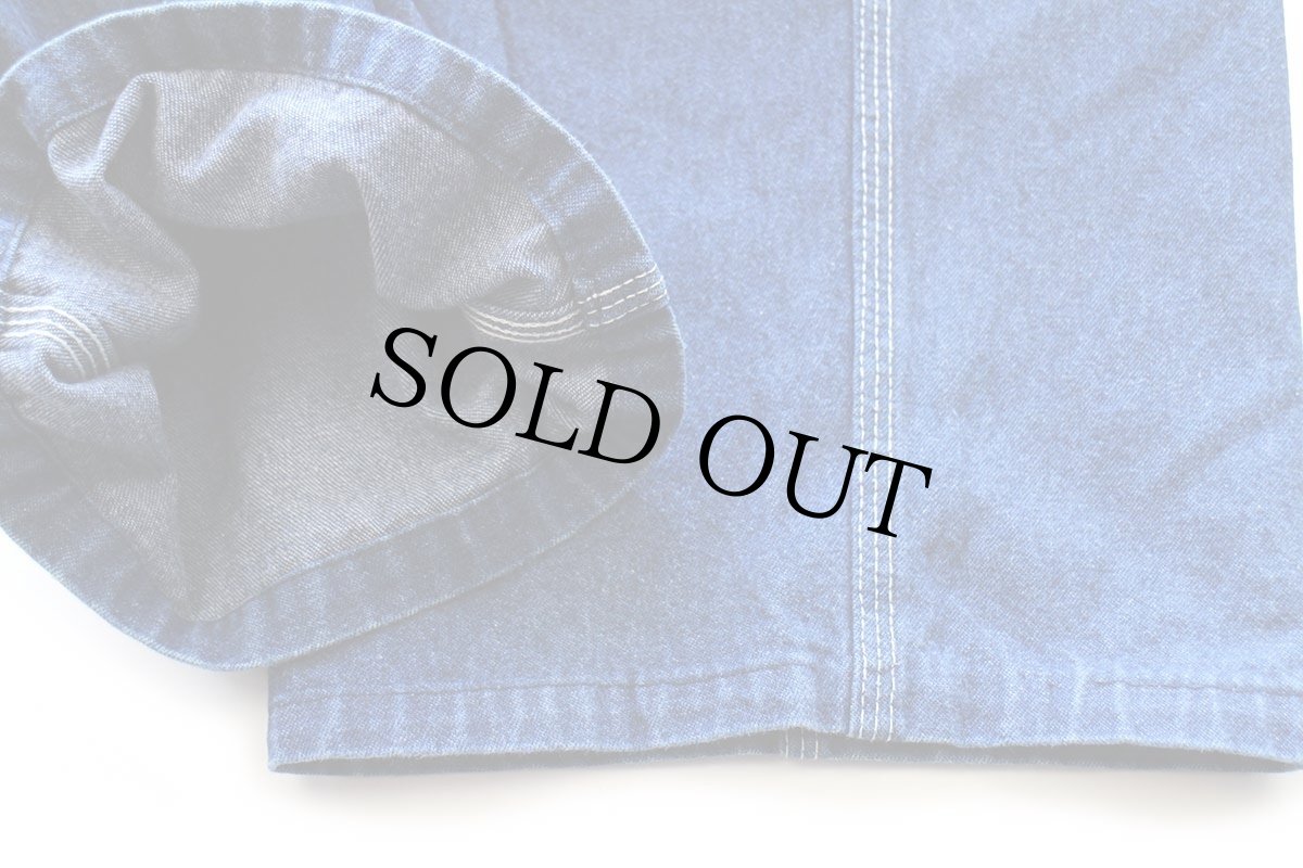 画像7: USA製 ROUND HOUSEラウンドハウス デニム オーバーオール W46★特大 (7)