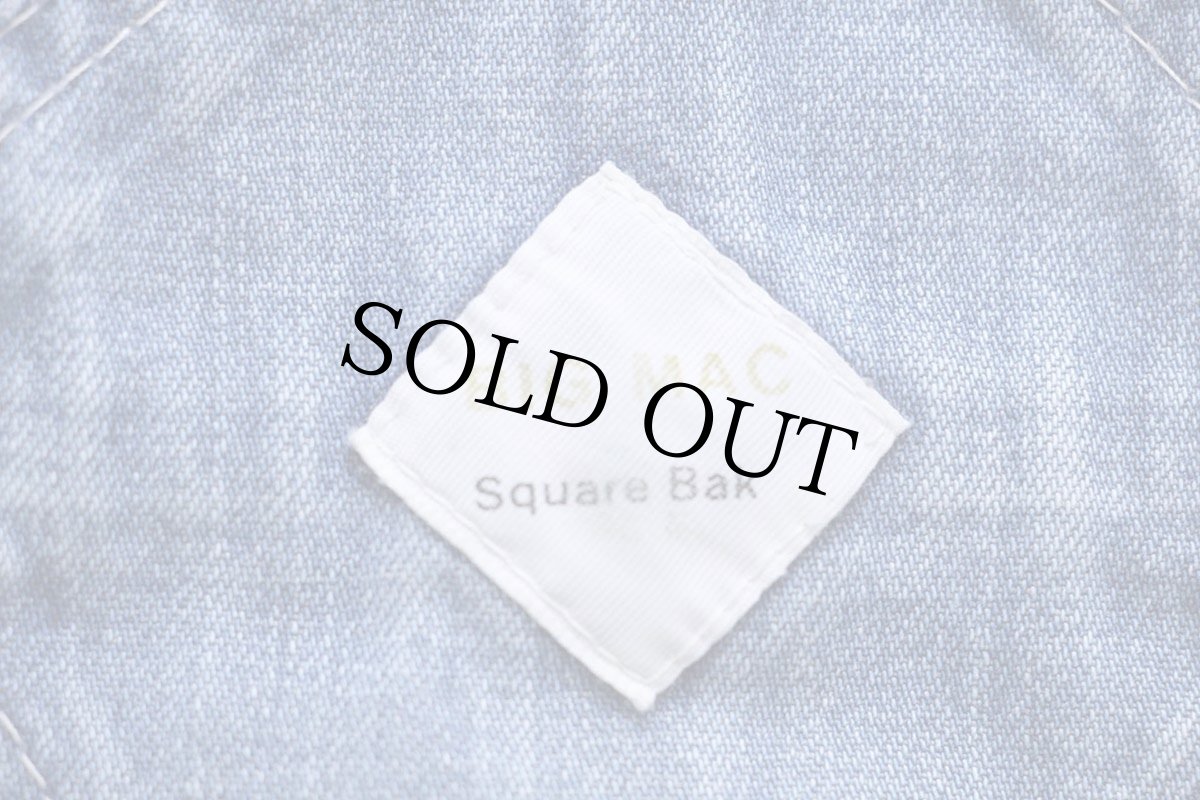 画像5: 70s JCPenney BIGMACビッグマック ペンキ&ブリーチ飛び インディゴ デニム オーバーオール W36 (5)