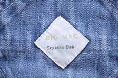 画像5: 70s JCPenney BIGMACビッグマック ペンキ&ブリーチ飛び インディゴ デニム オーバーオール w36 (5)