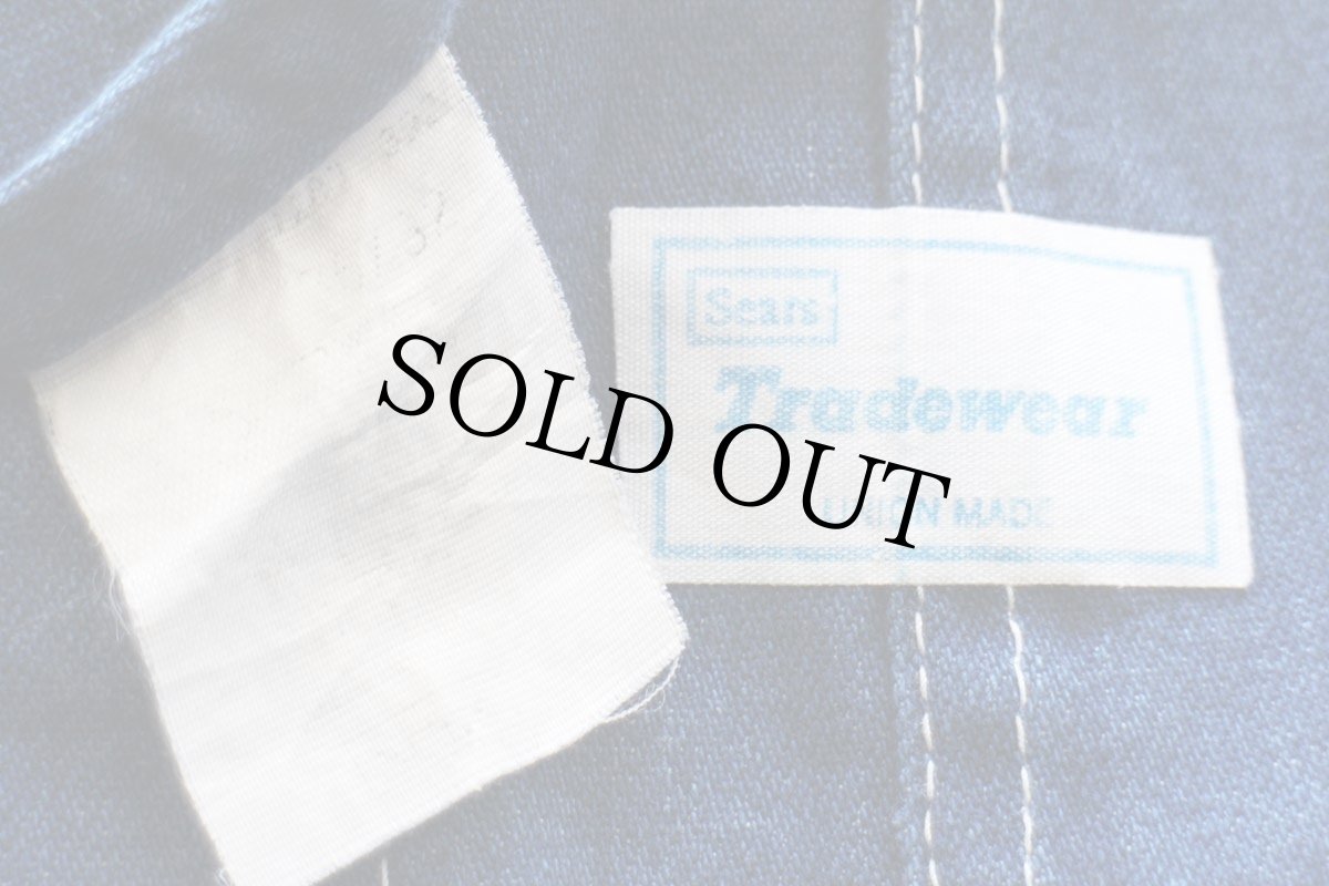 画像5: 80s USA製 Sears デニム オーバーオール W36 L32 (5)