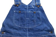 画像4: 80s Sears デニム オーバーオール w38 (4)