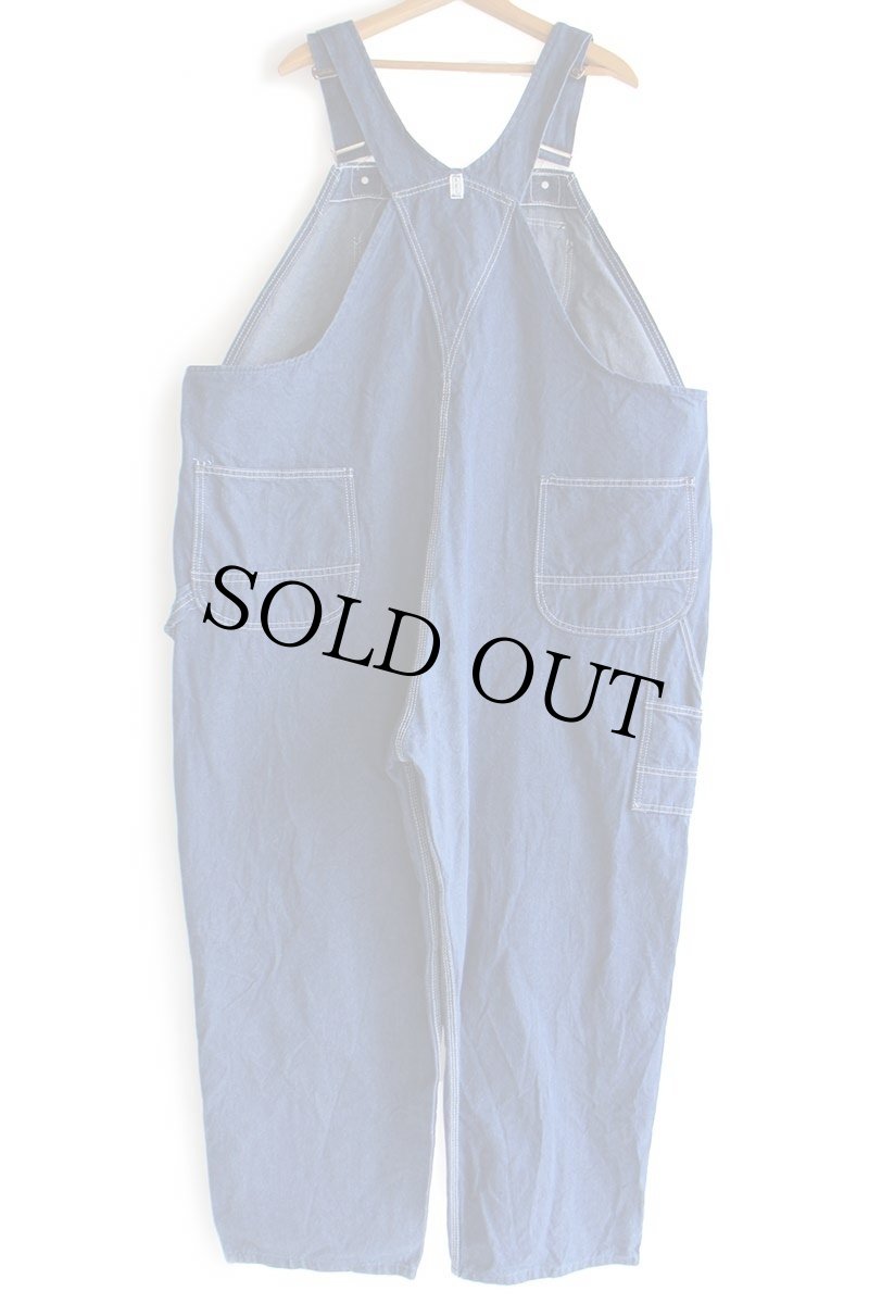 画像3: 00s メキシコ製 KEY Imperial デニム オーバーオール W52 L30★超特大 (3)