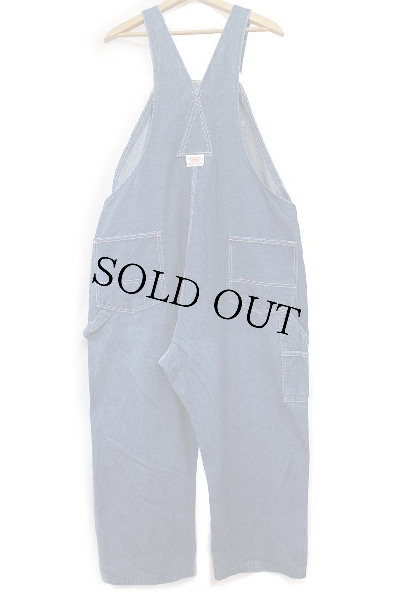 画像3: USA製 ROUND HOUSEラウンドハウス デニム オーバーオール W46★特大 (3)