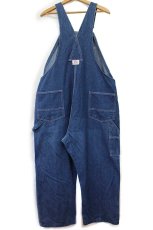 画像3: USA製 ROUND HOUSEラウンドハウス デニム オーバーオール w46★特大 (3)