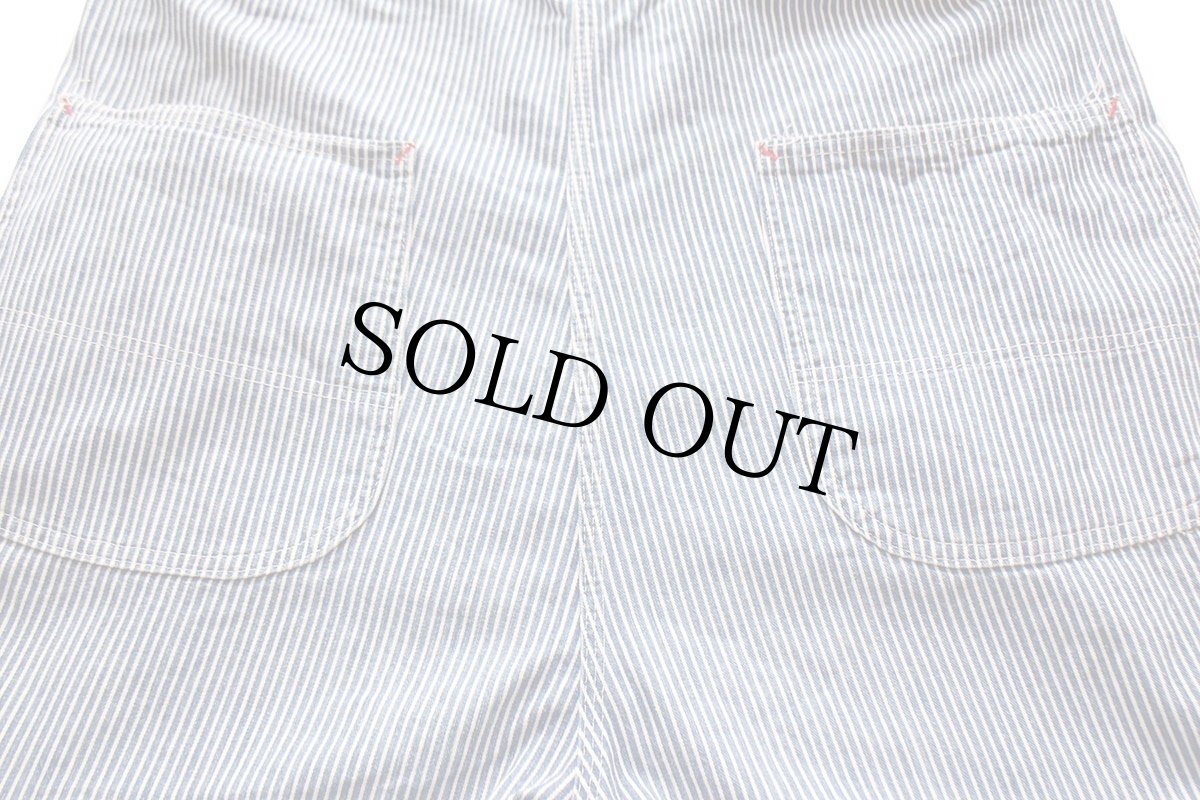 画像6: 80s JCPenney BIGMACビッグマック ヒッコリー ストライプ オーバーオール w42 (6)