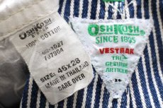 画像5: 00s OSHKOSH B'GOSH ヒッコリー ストライプ オーバーオール w46★特大 (5)
