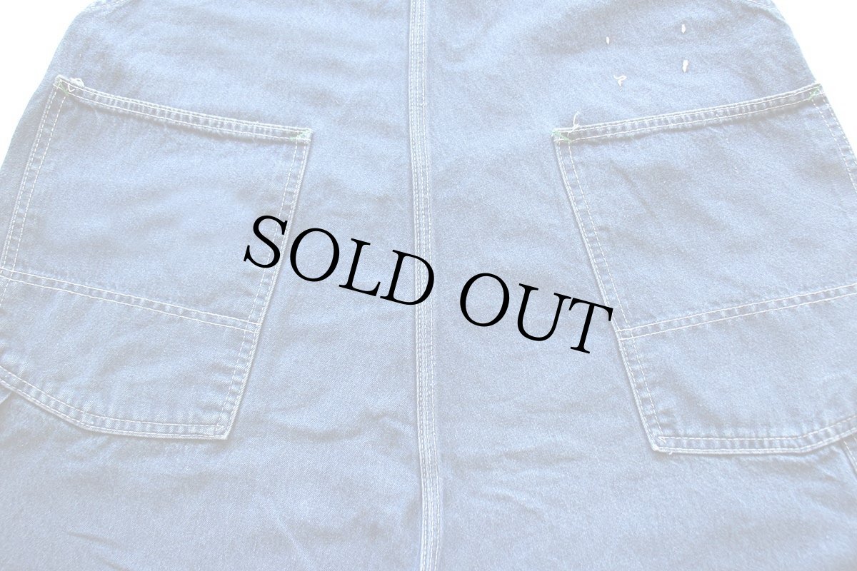 画像6: 80s USA製 BIG SMITHビッグスミス デニム オーバーオール W42 (6)
