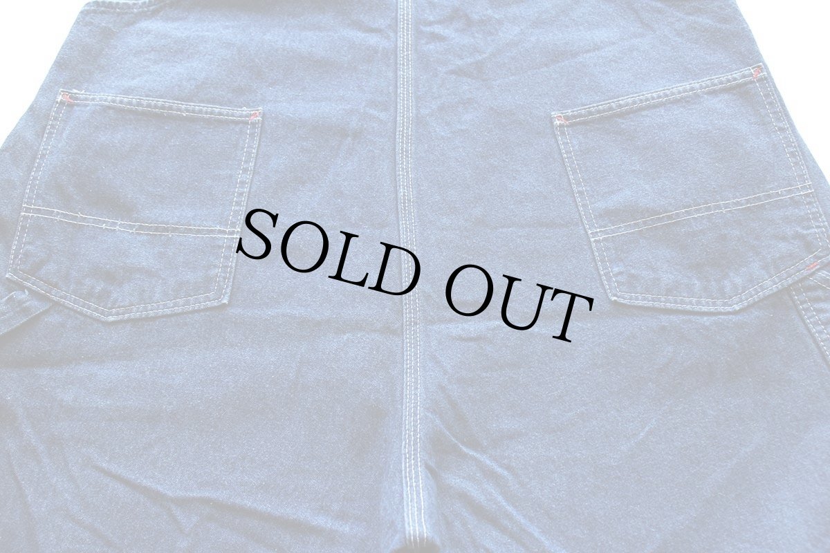 画像6: USA製 ROUND HOUSEラウンドハウス デニム オーバーオール W46★特大 (6)