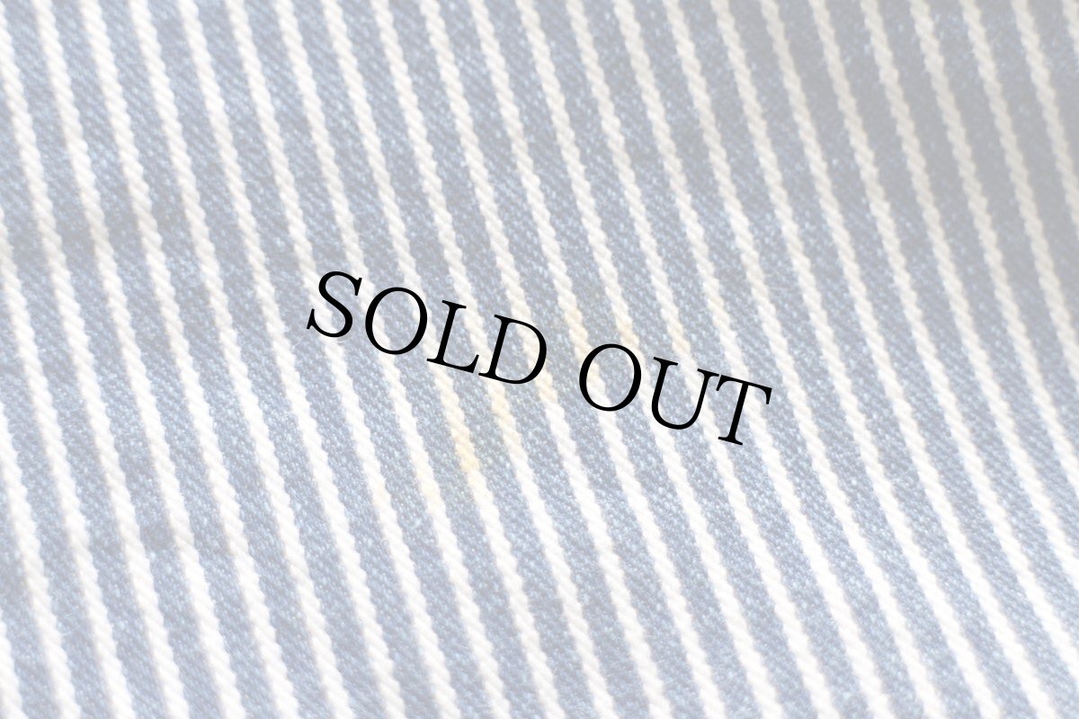 画像10: 00s OSHKOSH B'GOSH ヒッコリー ストライプ オーバーオール w46★特大 (10)