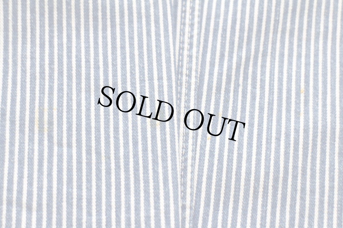 画像9: 80s JCPenney BIGMACビッグマック ヒッコリー ストライプ オーバーオール w42 (9)