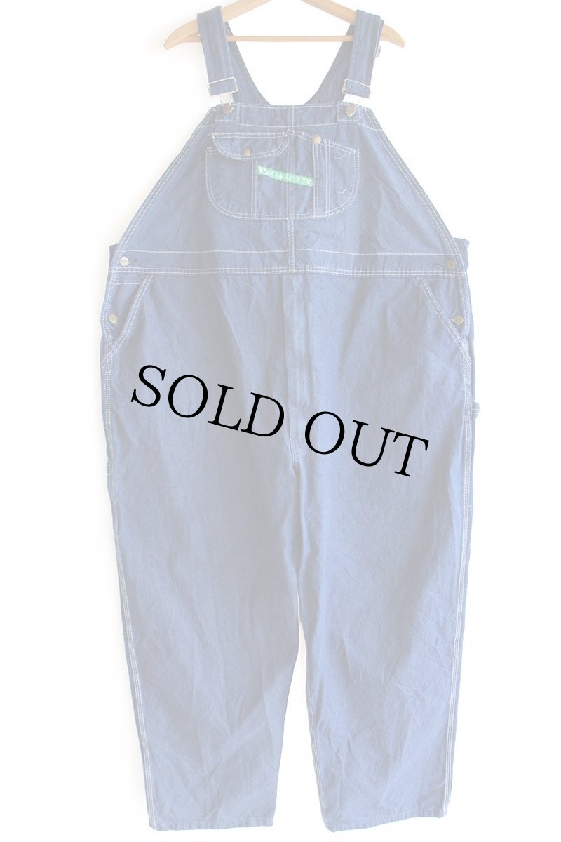 画像2: 00s メキシコ製 KEY Imperial デニム オーバーオール W52 L30★超特大 (2)