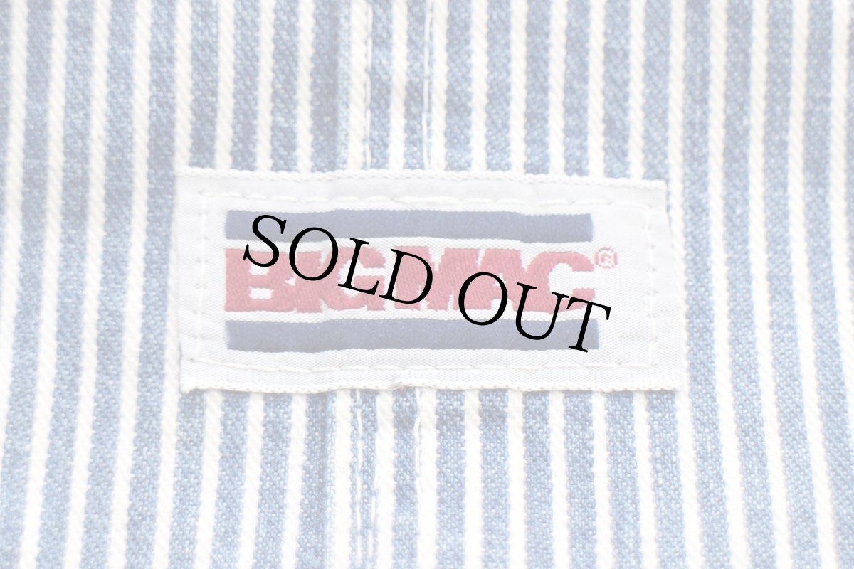 画像5: 80s JCPenney BIGMACビッグマック ヒッコリー ストライプ オーバーオール w42 (5)