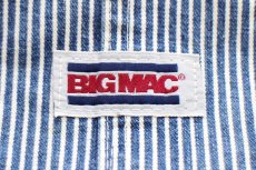 画像5: 80s JCPenney BIGMACビッグマック ヒッコリー ストライプ オーバーオール w42 (5)