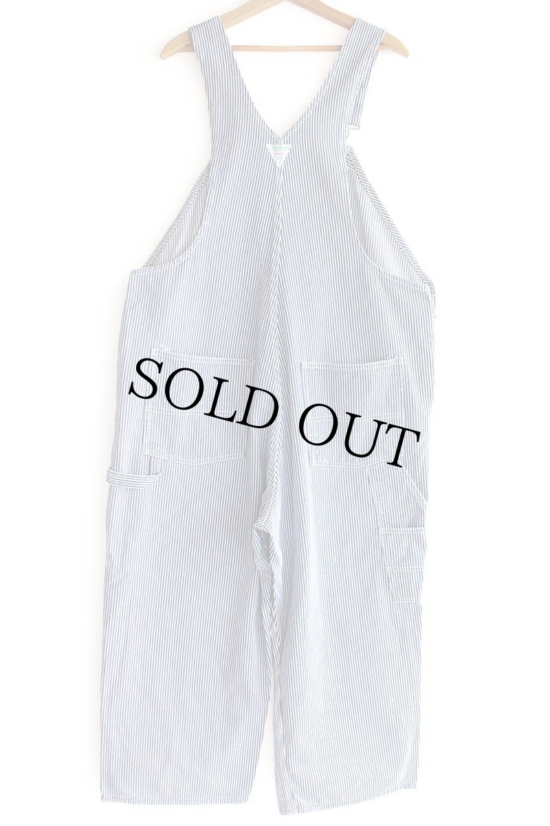 画像3: 00s OSHKOSH B'GOSH ヒッコリー ストライプ オーバーオール w46★特大 (3)