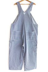 画像3: 00s OSHKOSH B'GOSH ヒッコリー ストライプ オーバーオール w46★特大 (3)