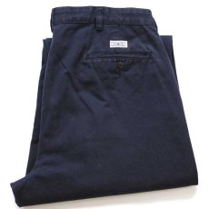 画像1: 90s ポロ ラルフローレン ANDREW PANT ツータック コットン チノパン 黒 w36 L32★314 (1)