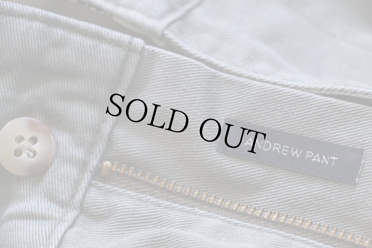 画像7: 90s メキシコ製 ポロ ラルフローレン ANDREW PANT ツータック コットン チノパン グレー W34 L36 (7)