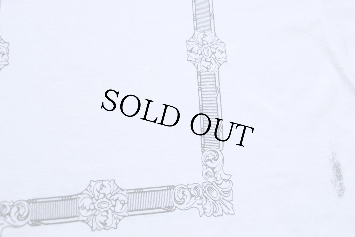 画像5: 90s カナダ製 GEORGE STREET ARTVARKS アンティーク アートフレーム 両面プリント コットンTシャツ 白 XL (5)