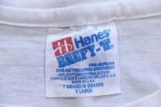 画像5: 90s USA製 Hanes Atlantic Beach 熱帯魚 アート 両面プリント コットンTシャツ 白 XL (5)