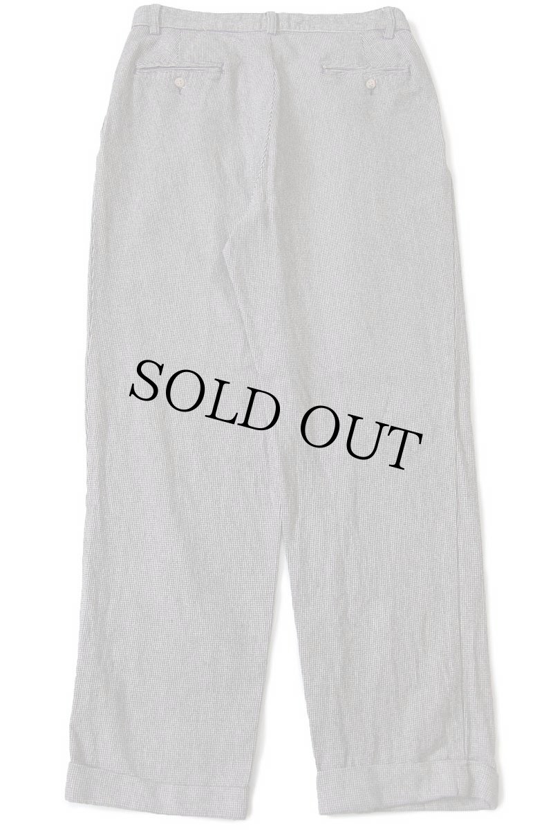 画像3: 90s ポロ ラルフローレン 千鳥格子 ツータック スラックス コットンパンツ w34 L32 (3)