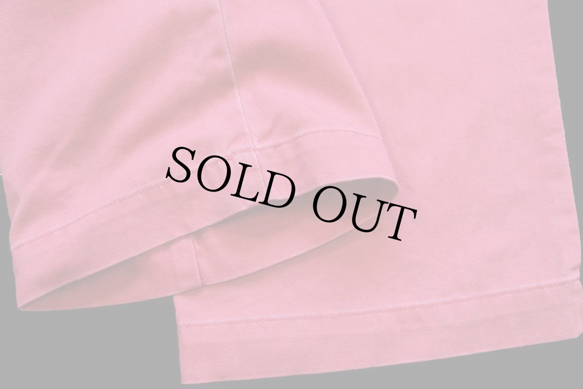 画像8: 90s メキシコ製 ポロ ラルフローレン ANDREW PANT ツータック コットン チノパン ピンク W31 L30★317 (8)