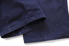 画像7: 90s USA製 ポロ ラルフローレン ツータック コットン チノパン ナス紺 w36 L30★315 (7)