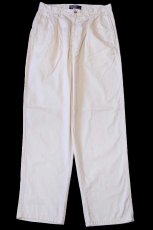 画像2: 90s ポロ ラルフローレン ツータック コットン チノパン アイボリー w30 L30★320 (2)